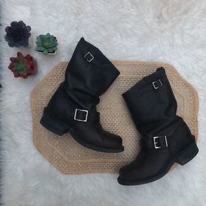 Frye Engineer 12R Leather Moto Boots